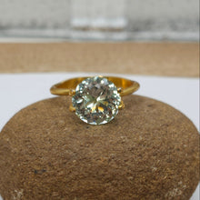 Load image into Gallery viewer, #205 Pastel blue-green Tourmaline complex brilliant 3.6cts