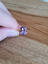 Load image into Gallery viewer, #29 Amethyst cut-corner rectangle, 3.5cts