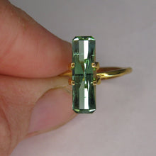 Load image into Gallery viewer, #104 Verdelite Tourmaline rectangular cut 2.7cts