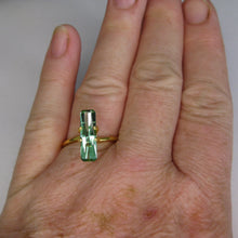 Load image into Gallery viewer, #104 Verdelite Tourmaline rectangular cut 2.7cts