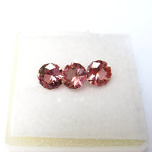 Load image into Gallery viewer, #142 Peach pink brilliant spinel set 0.5cts each