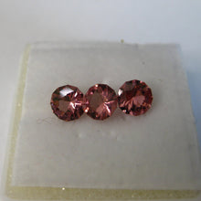 Load image into Gallery viewer, #142 Peach pink brilliant spinel set 0.5cts each