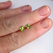 Load image into Gallery viewer, #153 Peridot Pair French Cut 0.55cts each