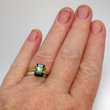 Load image into Gallery viewer, #183,193 Australian Sapphires emerald cut pair 3.1cts, 3.25cts