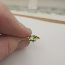 Load and play video in Gallery viewer, #207 Australian Sapphire square cut 6mm 1.25cts
