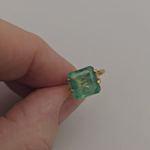 Load and play video in Gallery viewer, #204 Square cut Emerald 3.3cts
