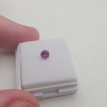 Load and play video in Gallery viewer, #184 Pink Sapphire 0.3cts, 4mm calibrated
