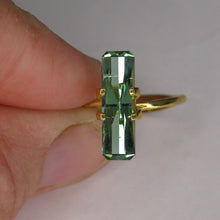 Load image into Gallery viewer, #104 Verdelite Tourmaline rectangular cut 2.7cts
