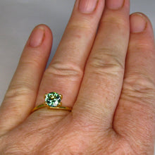 Load image into Gallery viewer, #126 Teal Verdelite Tourmaline Brilliant 1.0ct
