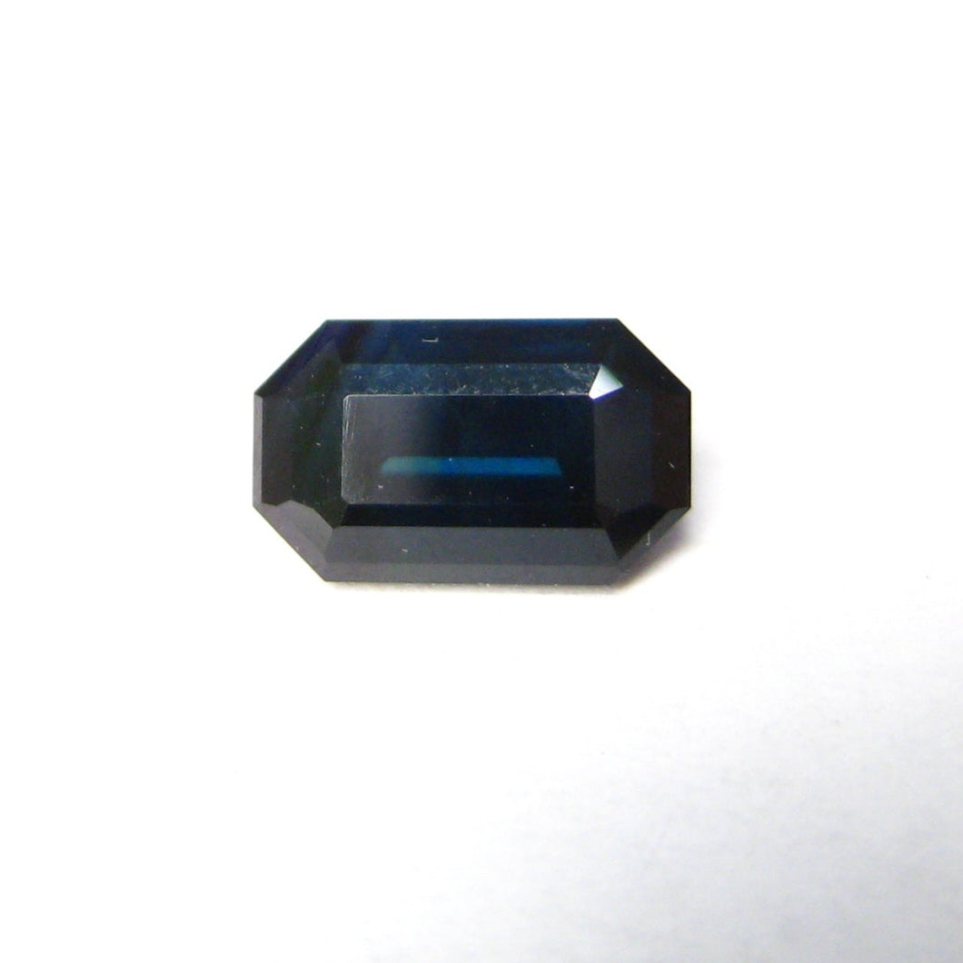 #164 Australian Sapphire emerald cut 1.0cts