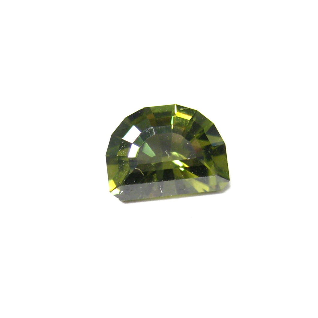 #168 Australian Sapphire D shaped custom cut 1.45cts
