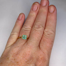 Load image into Gallery viewer, #159 Square scissor crown cut Emerald 1.7cts
