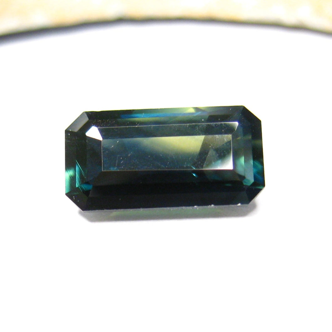 #182 Aussie Sapphire emerald cut 2.45cts