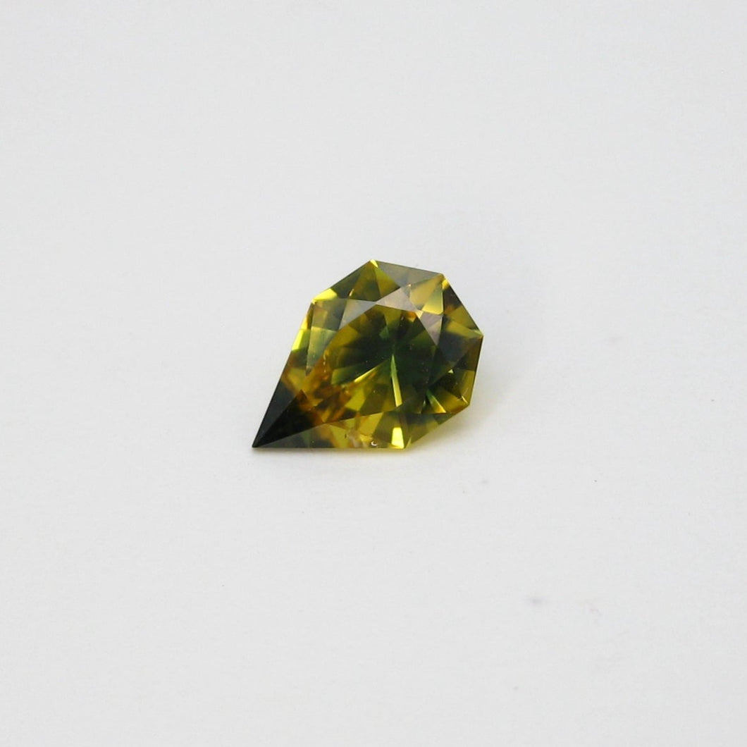 #187 Yellow Australian Sapphire Tear 1.35cts