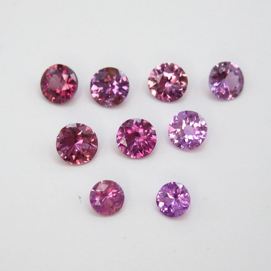 #174 Pink Sapphire Set 4.7cts total